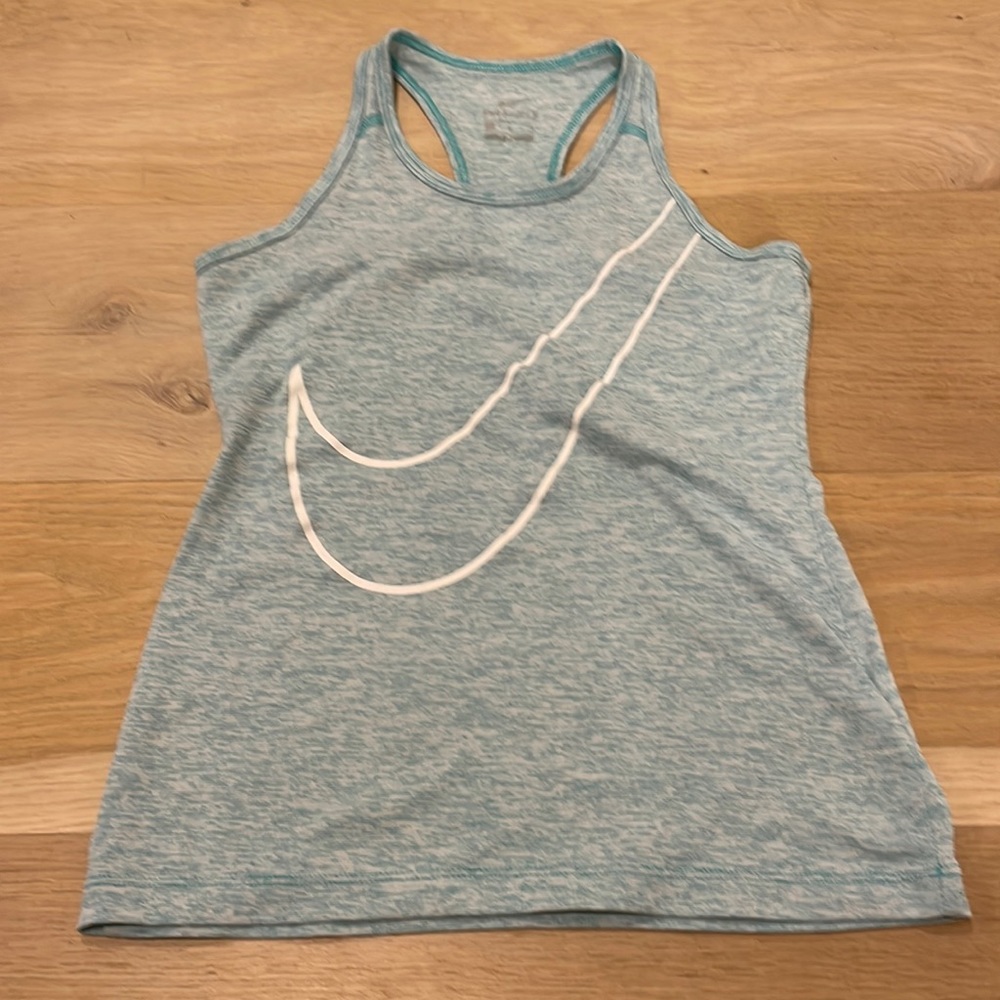 Teal Nike Razor Back Tank